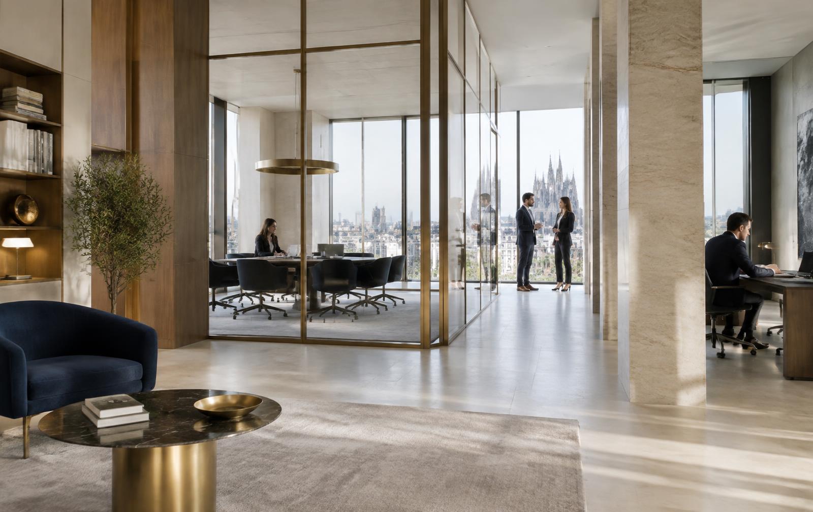 Gli uffici Aurea Advisory a Milano